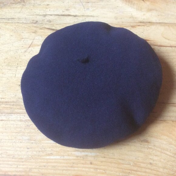 Kangol Anglobasque Navy Beret 100% Pure Virgin Wool England Cap Size 59 | 7 1/4 - Picture 1 of 5